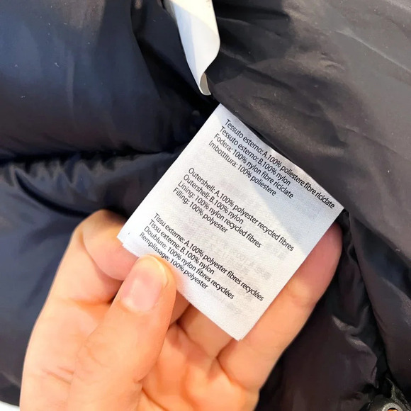 Save the Duck Plumtech Calvin Vegan Black Hooded Outdoor Winter Puffer Coat XL - Picture 13 of 15